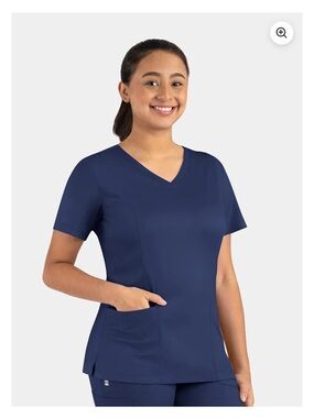 Maevn Matrix 3501 Women's Double V-Neck Scrub Top NWT